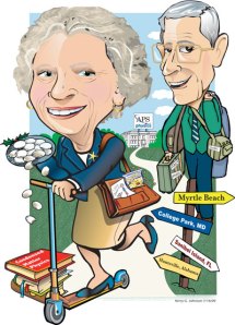 Judy rides off to retirement